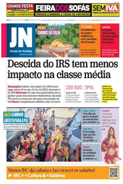 Jornal de Notícias – 10/10/2025