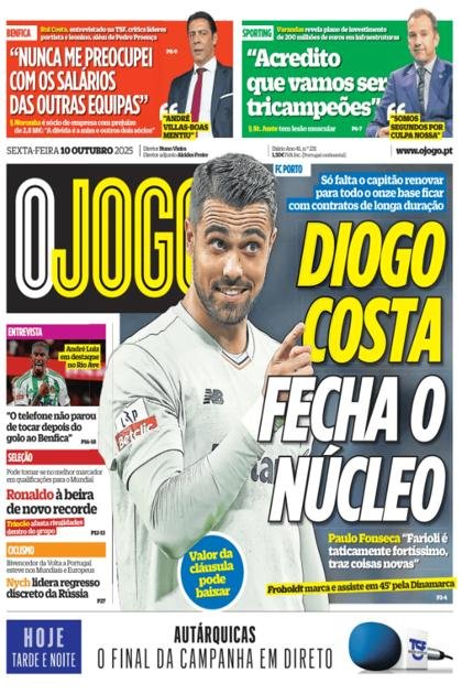 O Jogo – 10/10/2025
