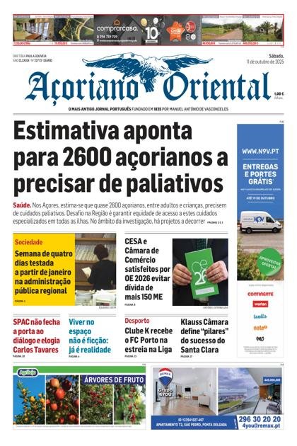 Açoriano Oriental – 11/10/2025