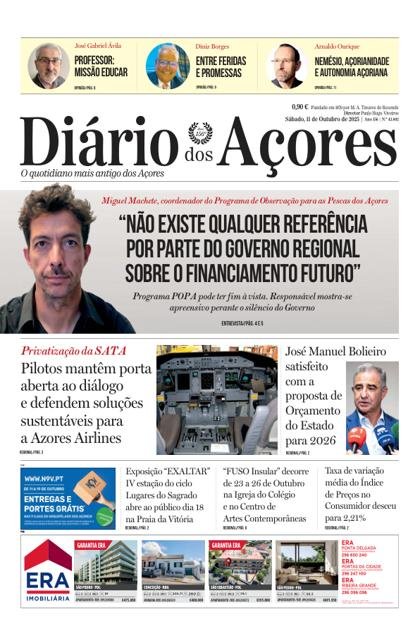 Diário dos Açores – 11/10/2025