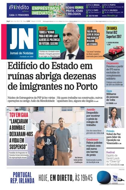 Jornal de Notícias – 11/10/2025