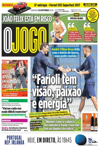 O Jogo – 11/10/2025