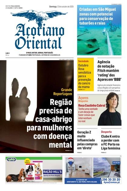 Açoriano Oriental – 12/10/2025