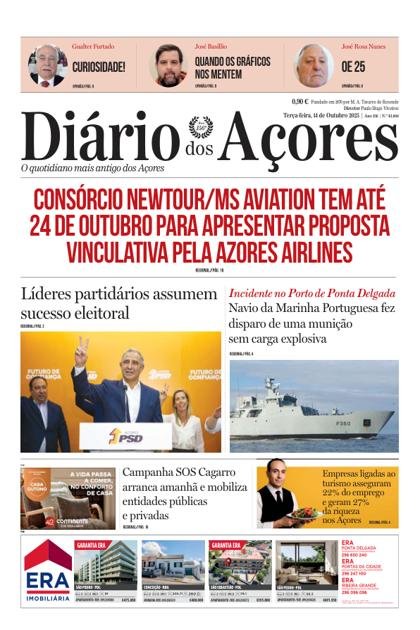 Diário dos Açores – 14/10/2025