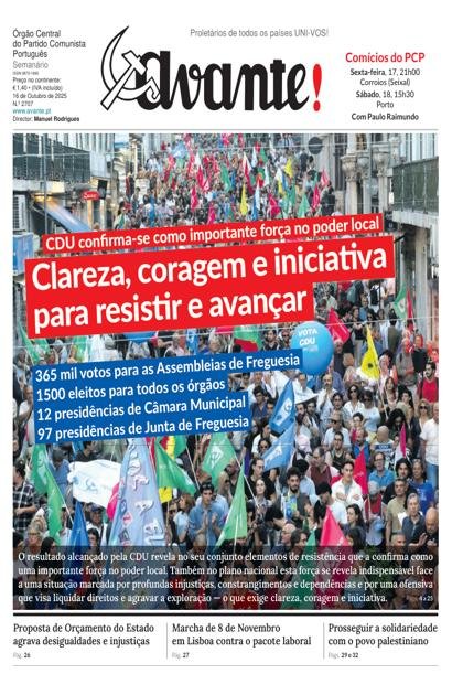 Avante! – 16/10/2025