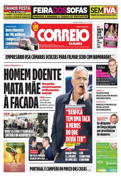 Correio da Manhã – 17/10/2025