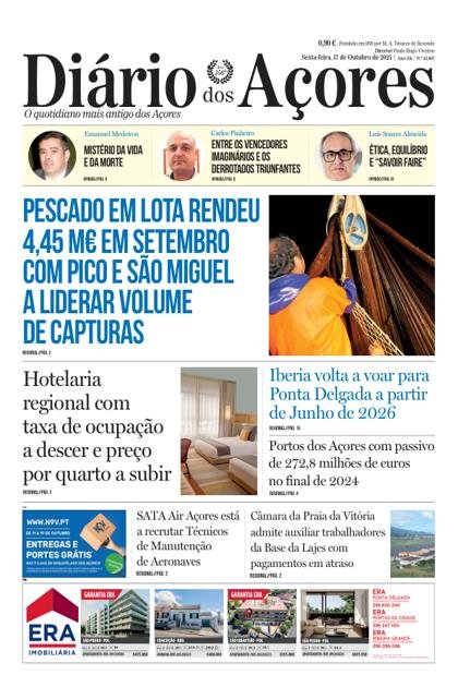 Diário dos Açores – 17/10/2025