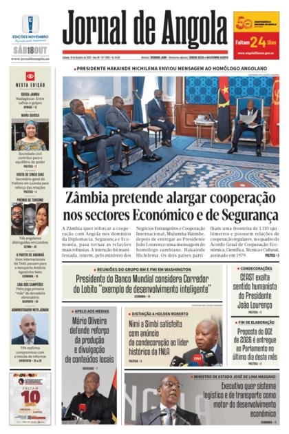 Jornal de Angola – 18/10/2025