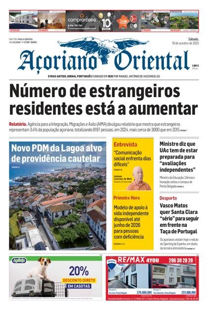Açoriano Oriental – 18/10/2025