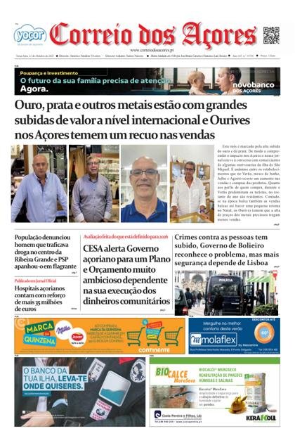 Correio dos Açores – 21/10/2025