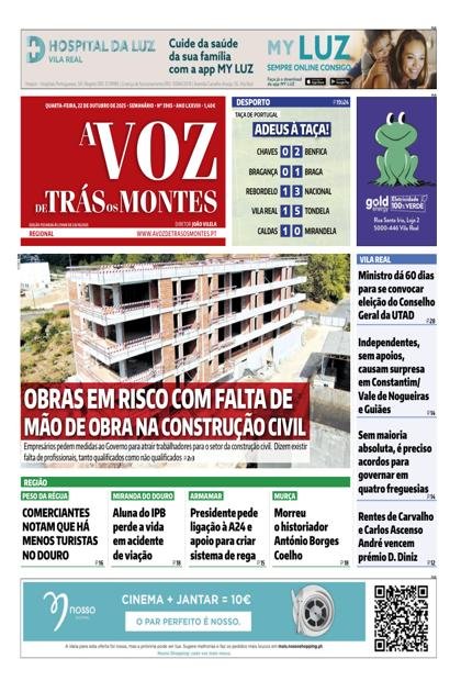 A Voz de Trás os Montes – 22/10/2025