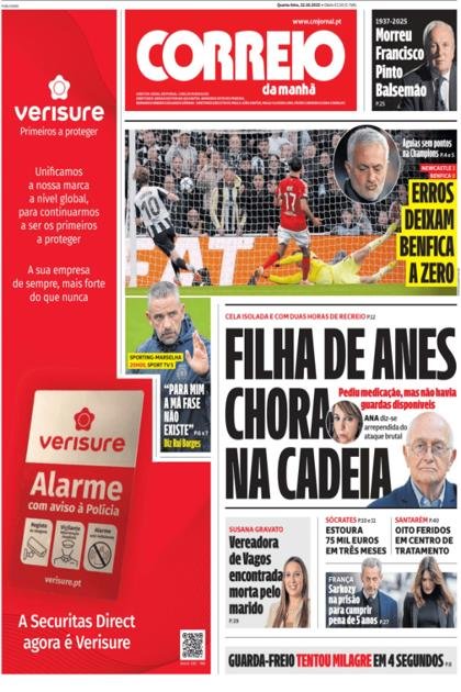 Correio da Manhã – 22/10/2025