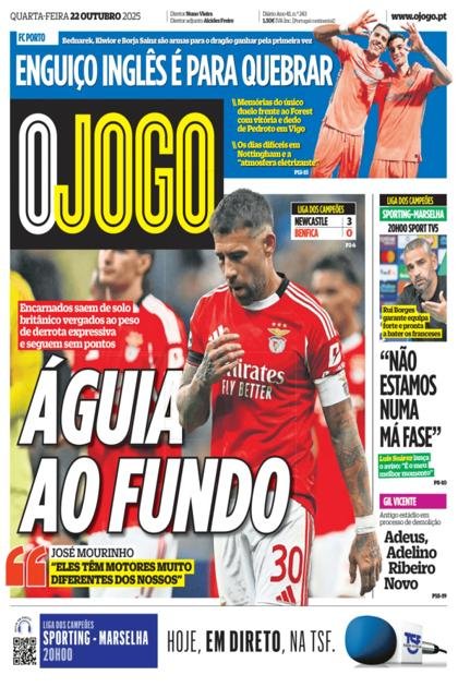O Jogo – 22/10/2025