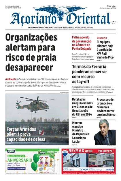 Açoriano Oriental – 24/10/2025