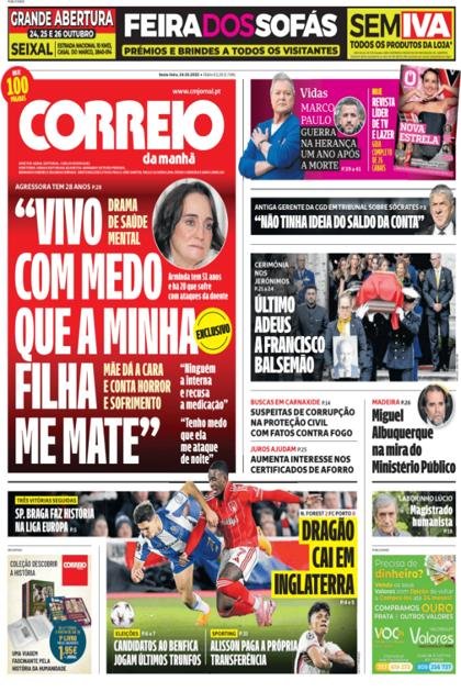 Correio da Manhã + Boa Onda – 24/10/2025