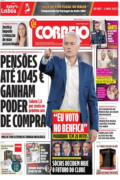 Correio da Manhã – 25/10/2025
