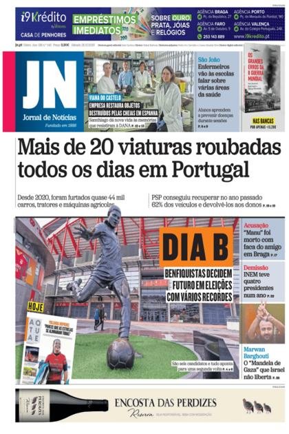 Jornal de Notícias – 25/10/2025