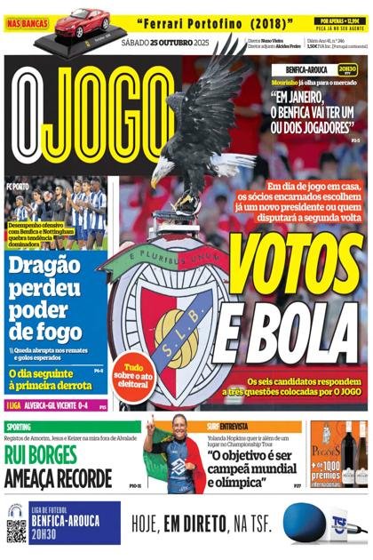 O Jogo – 25/10/2025
