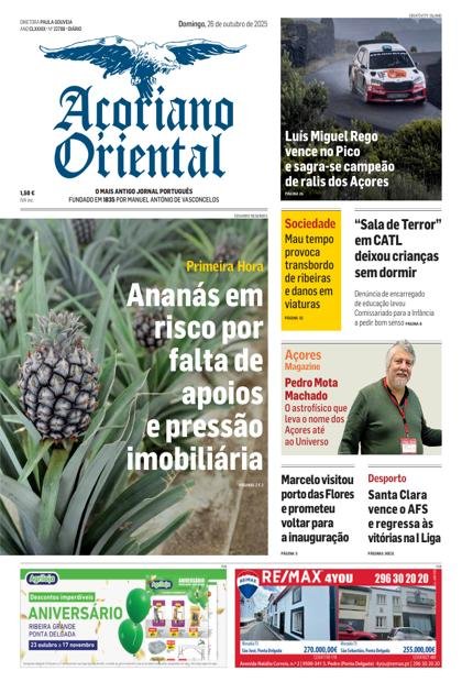 Açoriano Oriental – 26/10/2025
