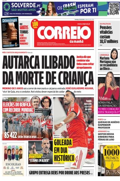 Correio da Manhã + Domingo – 26/10/2025