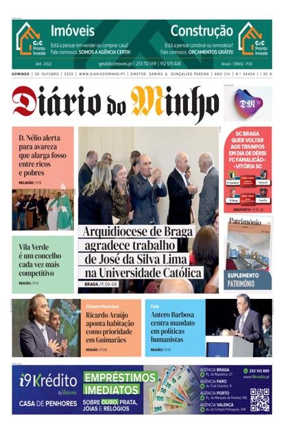 Diário do Minho – 26/10/2025