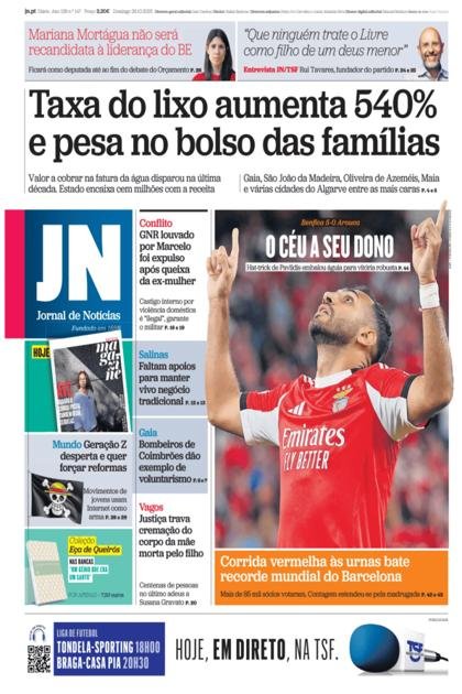 Jornal de Notícias – 26/10/2025