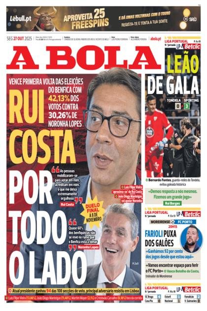 A Bola – 27/10/2025