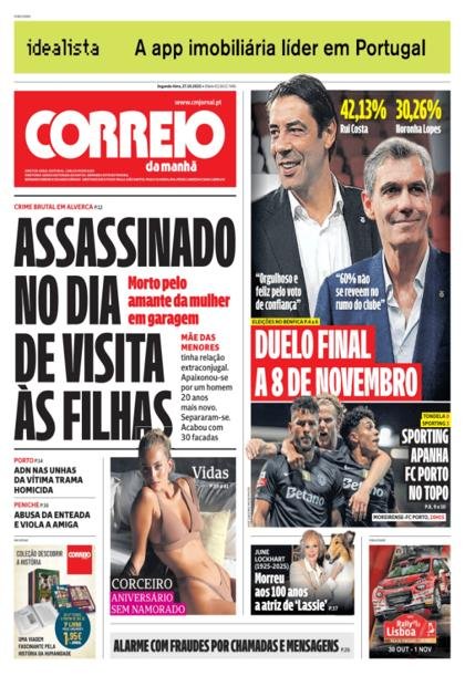 Correio da Manhã – 27/10/2025