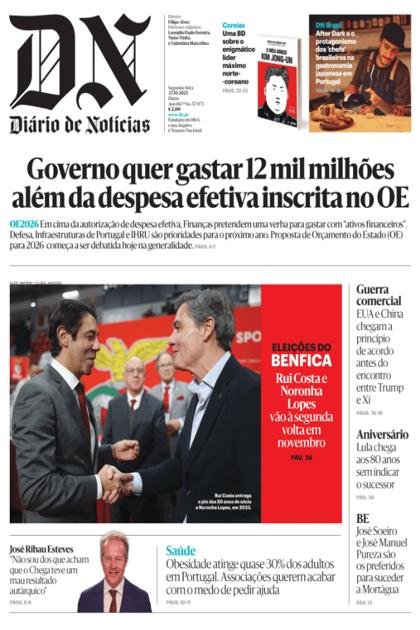 Diário de Notícias – 27/10/2025