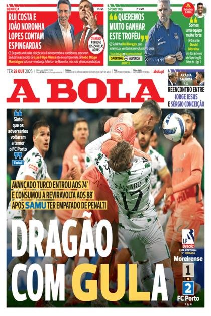 A Bola – 28/10/2025