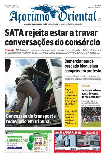 Açoriano Oriental – 28/10/2025