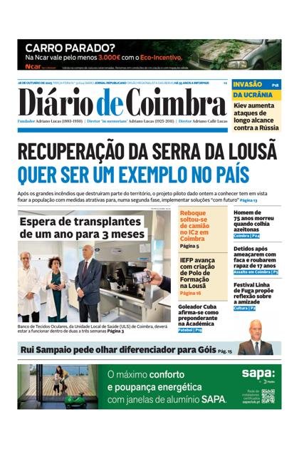 Diário de Coimbra – 28/10/2025