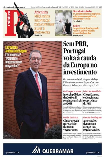 Público LX – 28/10/2025