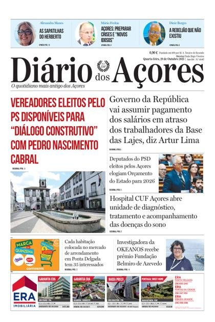 Diário dos Açores – 29/10/2025