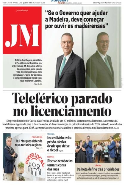 Jornal da Madeira – 29/10/2025