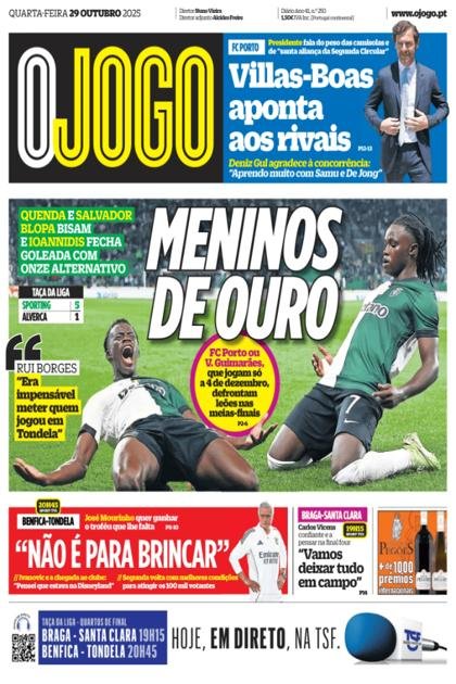 O Jogo – 29/10/2025
