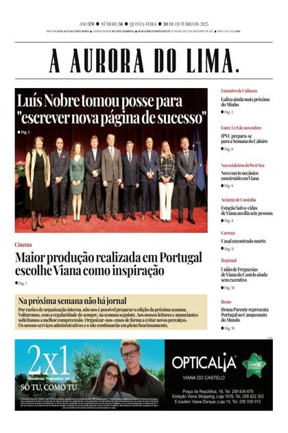 A Aurora do Lima – 30/10/2025