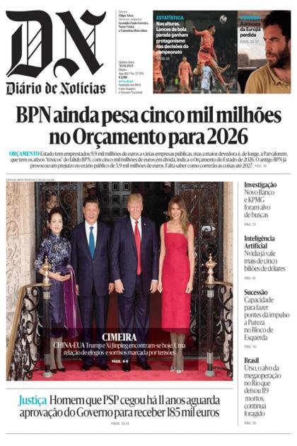 Diário de Notícias – 30/10/2025