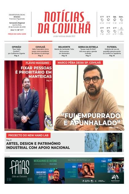 Notícias da Covilhã – 30/10/2025