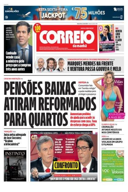 Correio da Manhã + Boa Onda – 31/10/2025