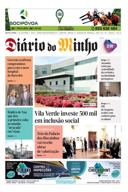 Diário do Minho – 31/10/2025
