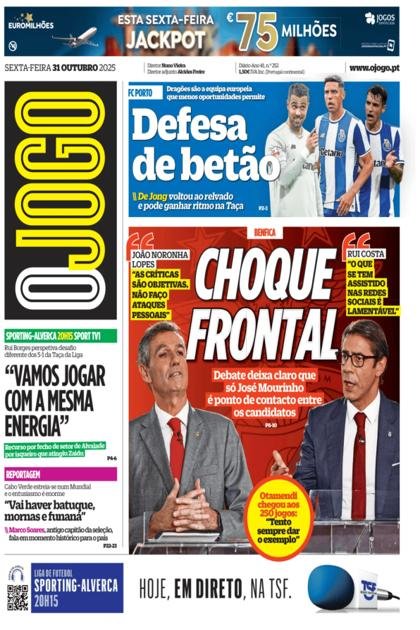 O Jogo – 31/10/2025