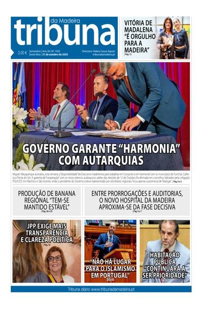 Tribuna da Madeira – 31/10/2025