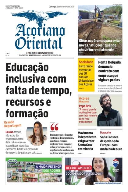 Açoriano Oriental – 2/11/2025