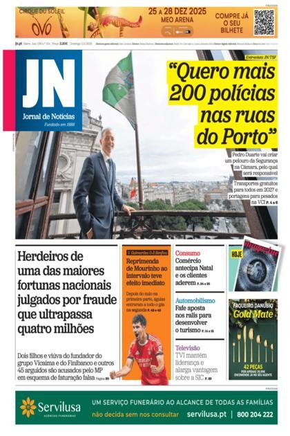 Jornal de Notícias – 2/11/2025
