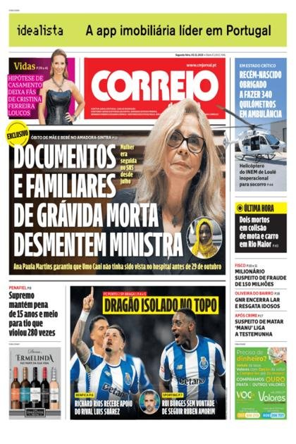 Correio da Manhã – 3/11/2025