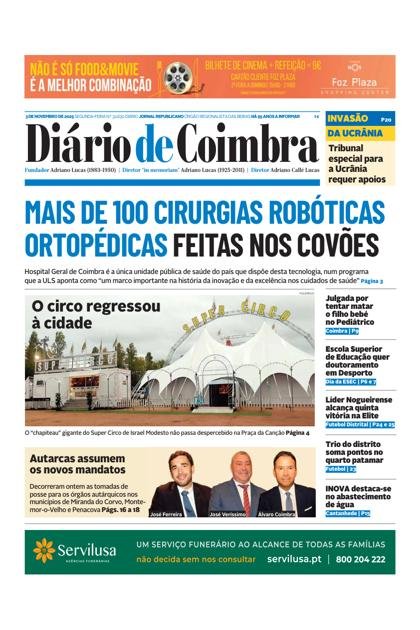 Diário de Coimbra – 3/11/2025