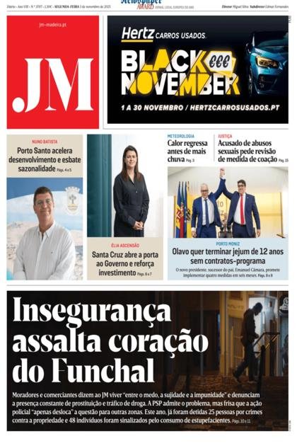 Jornal da Madeira – 3/11/2025
