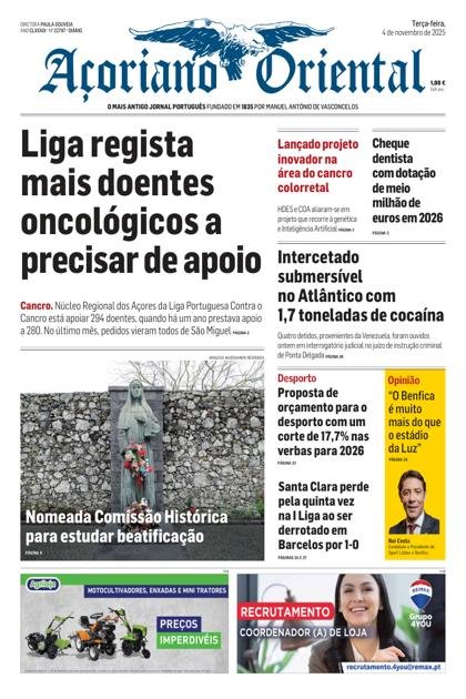 Açoriano Oriental – 4/11/2025
