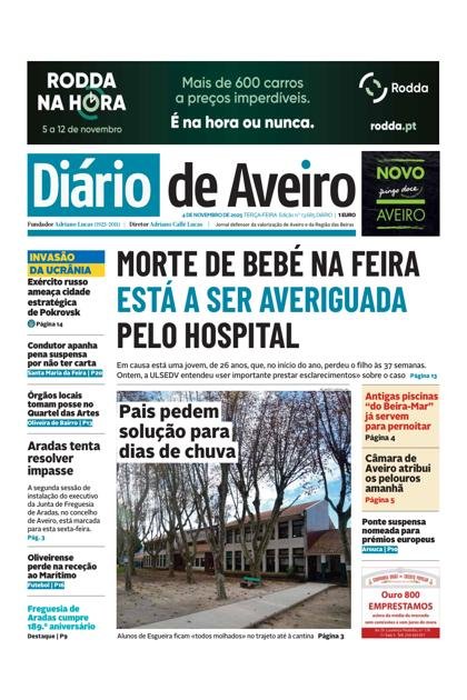 Diário de Aveiro – 4/11/2025